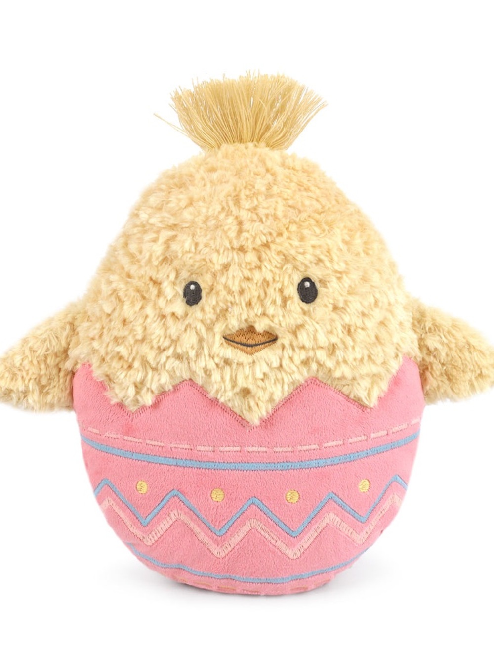 Mon Ami Easter Chick Accent Pillow Pink Yellow Plush Decor New